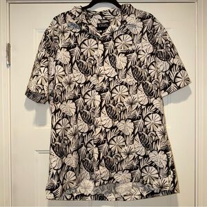Chaps Ralph Lauren Hawaiian Button Up Short Sleeve